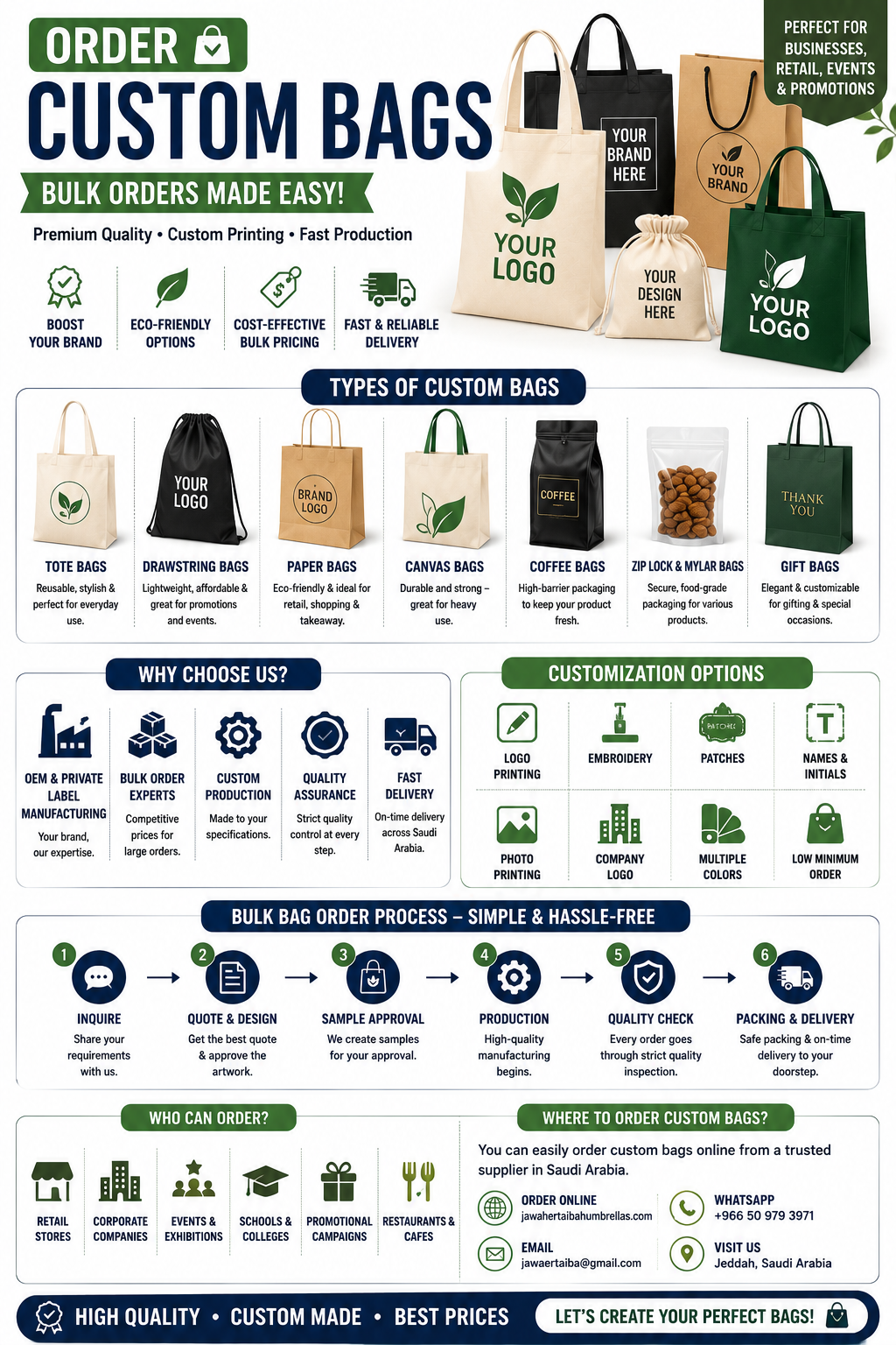 Custom bags for every business need