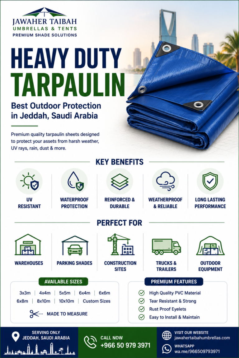 Heavy duty tarpaulin solutions for Jeddah