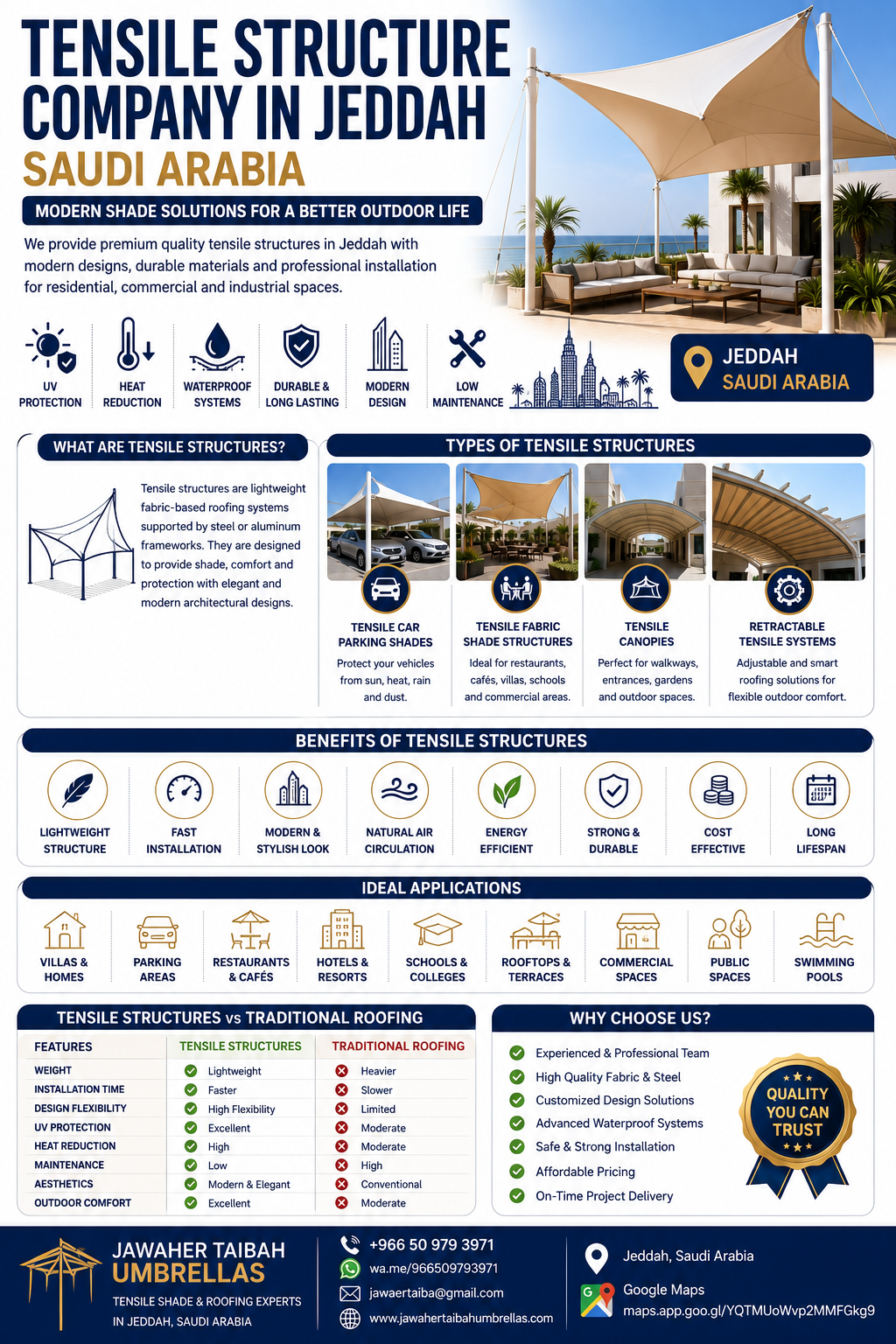 Tensile Structure Company in Jeddah, Saudi Arabia