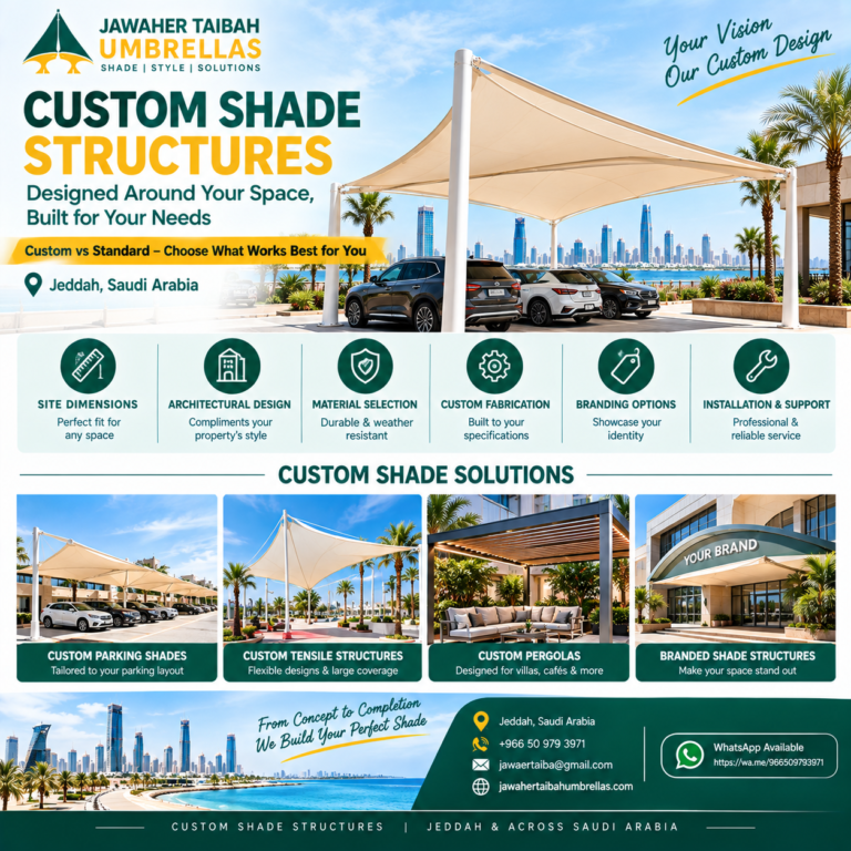 Custom Shade Structures vs Standard Designs: Which Should You Choose?